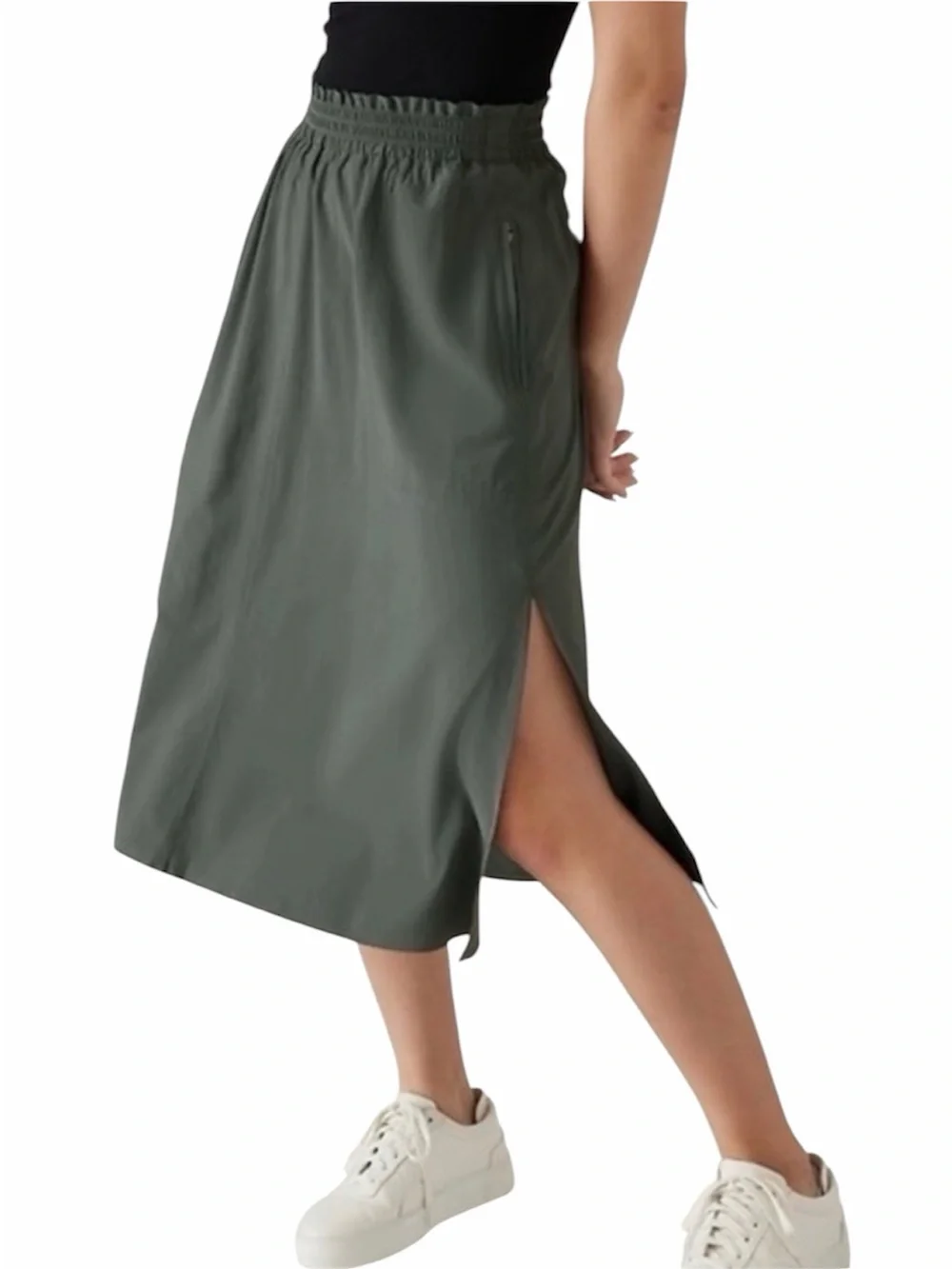 Athleta | Women’s Knee Length Savannah Skirt Pockets Size Small